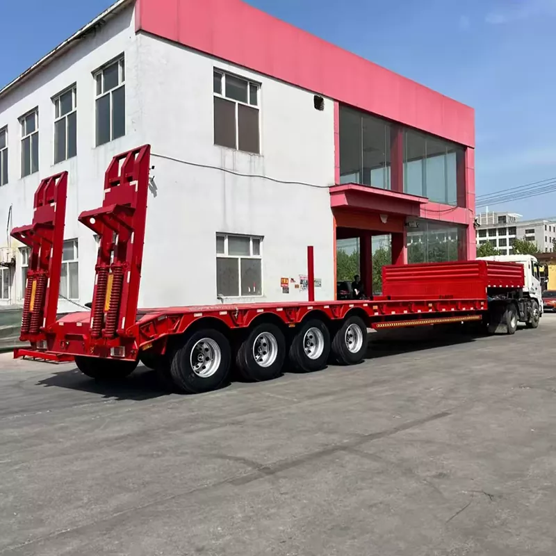 Separuh Treler 3-Axle Lowboy