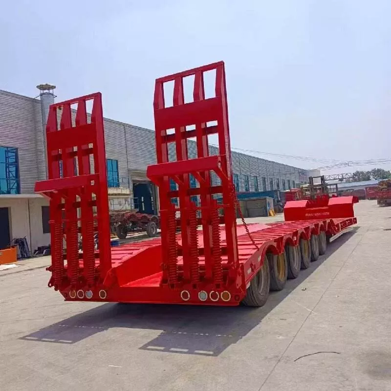 Treler Semi-Trailer Heavy-Haul Berbilang Talian