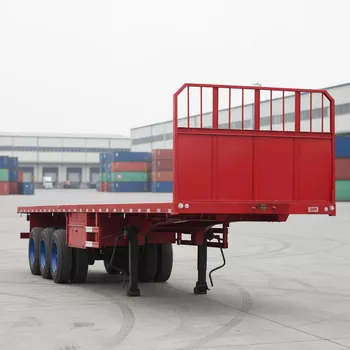 Semi-Trailer Katil Rata Rasuk Lurus Semi-Trailer Katil Rata Rasuk Lurus